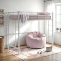White Metal Classic Twin Loft Bed