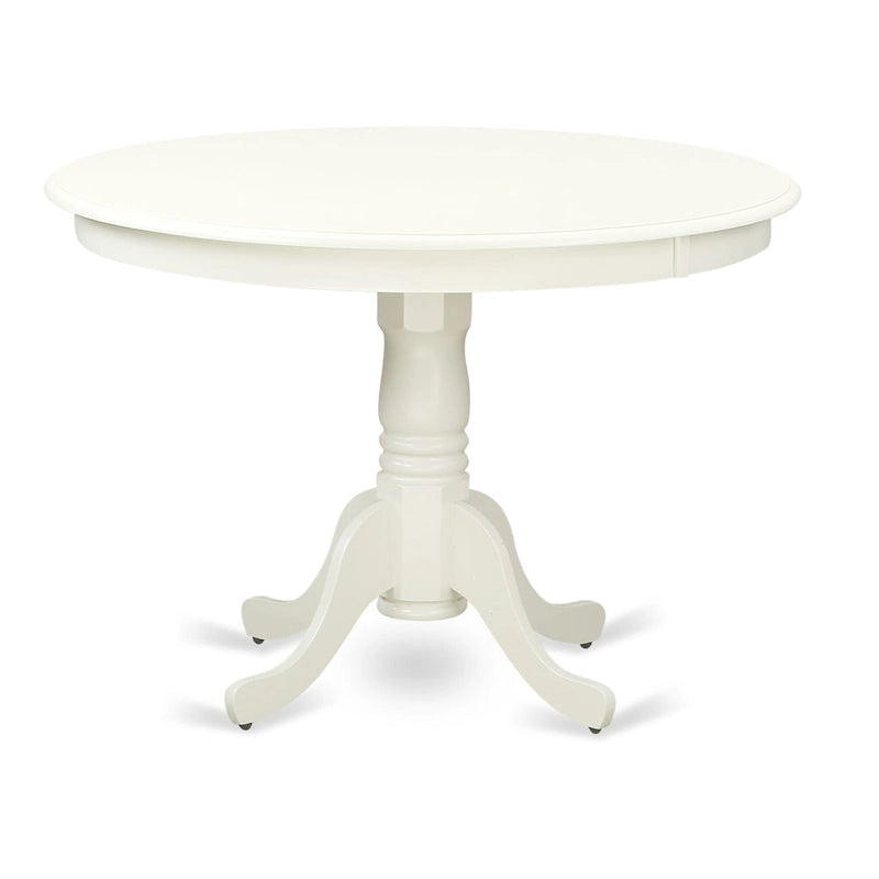 Round Pedestal Dining Table in Asian Hardwood, Multiple Finishes