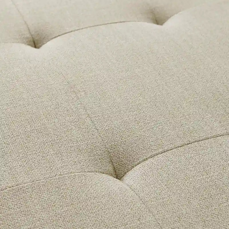 Soft Close Storage Bench in Grey Fabric