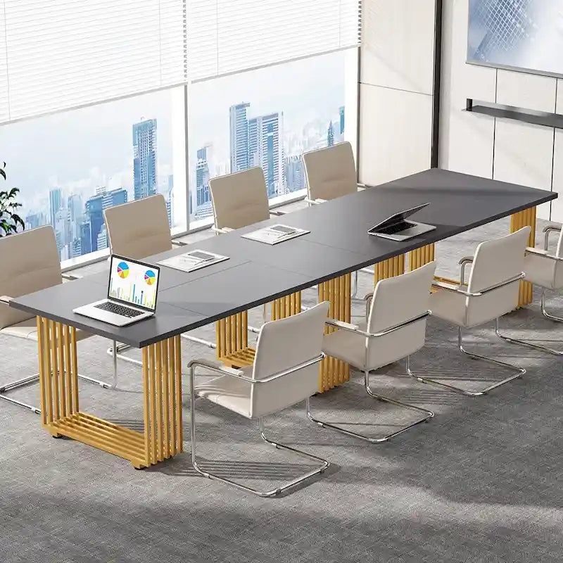 70.9 Modern Office Desk, Wood Computer Desk Large Executive Desk