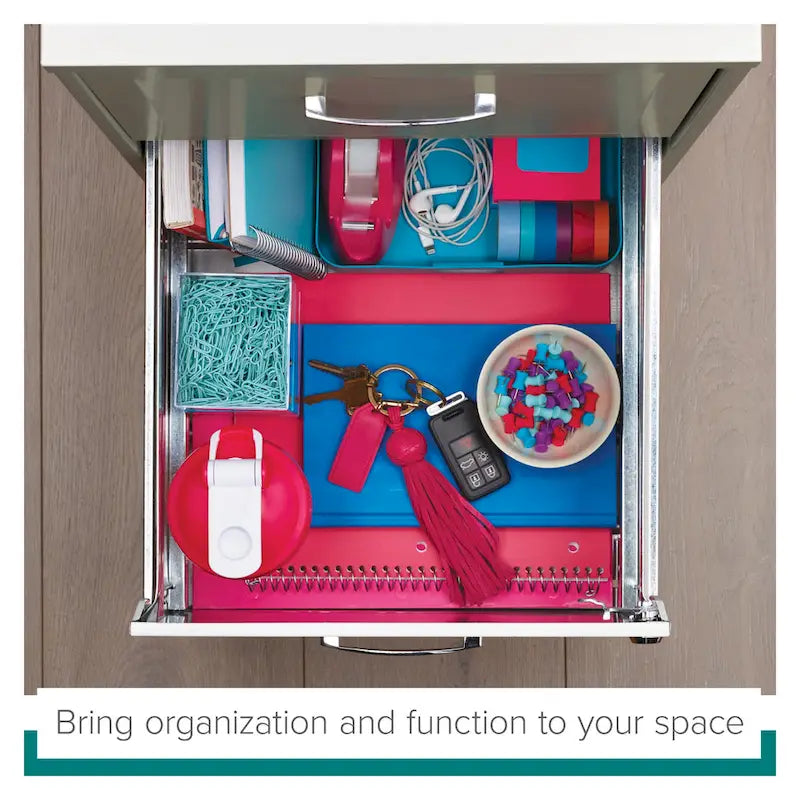 Pearl White 2-Drawer Mobile File Cabinet, Under-Desk