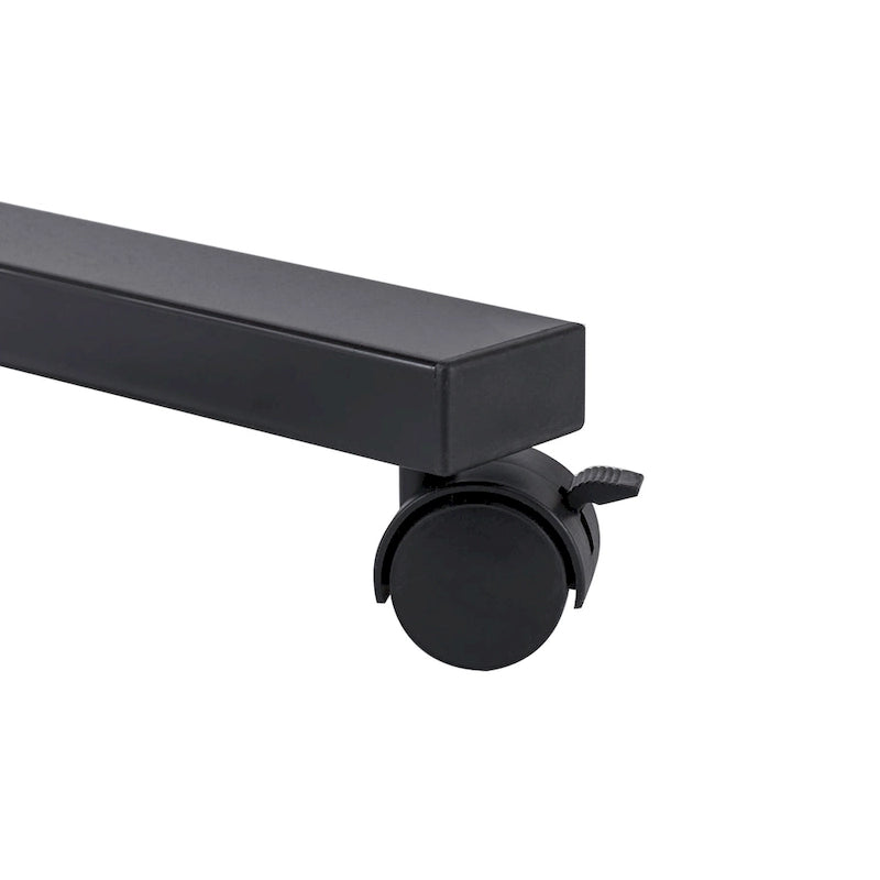 Height Adjustable Mobile Laptop Desk Cart with Locking Wheels