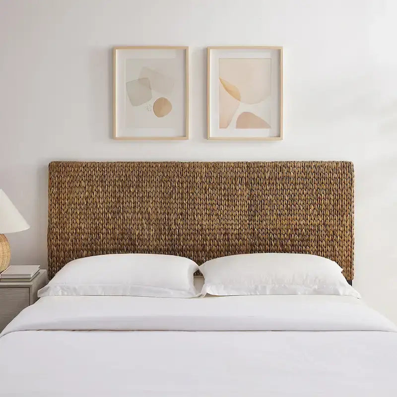 King Headboard in Natural Seagrass